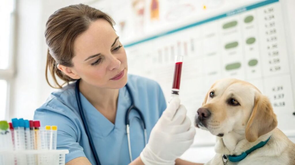 Lernpfote e. V. Blog Beitragsbild Blutuntersuchung beim Hund