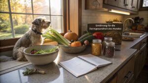 Lernpfote e. V. Blog Beitragsbild Ernährung für die Darmgesundheit des Hundes
