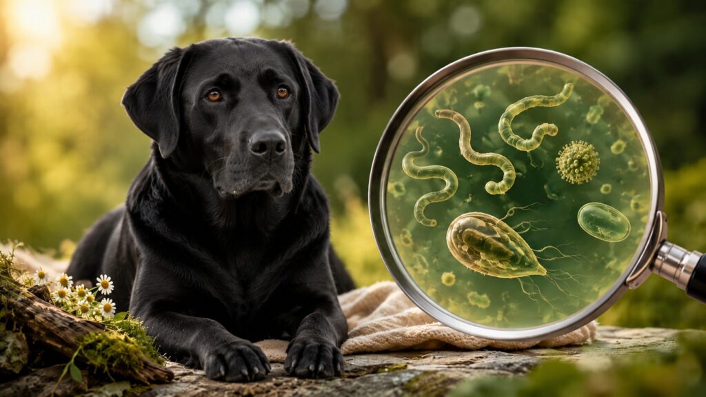 Lernpfote e. V. Blog Beitragsbild Parasiten beim Hund