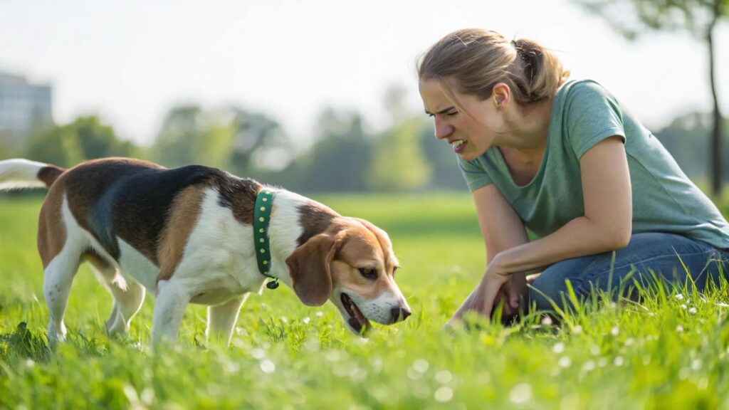 Lernpfote e. V. Blogbeitrags-Bild Sodbrennen beim Hund