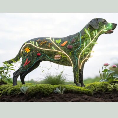 Lernpfote e. V. Seite Tierheilpraxis Epigenetik Einflussfaktoren Bild mit KI erstellt