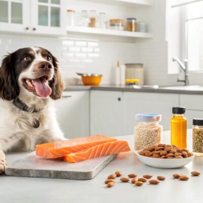 Lernpfote e. V. Seite Tierheilpraxis Orthomolekular Medizin Mikronährstoffe Bild wurde mit KI erstellt