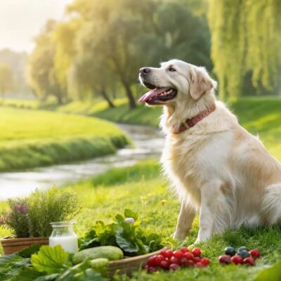 Lernpfote e. V. Seite Tierheilpraxis Orthomolekular Medizin beim Hund Bild mit KI erstellt