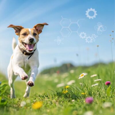 Lernpfote e. V. Seite Tierheilpraxis Orthomolekular Medizin normale Nahrungsergänzungen reichen nicht Bild mit KI erstellt